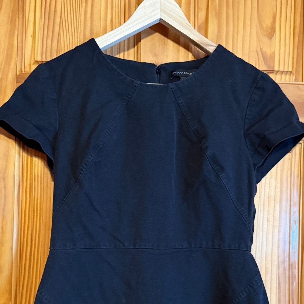 Banana Republic Elegant Black Mini Shift Dress - Picture 6 of 11